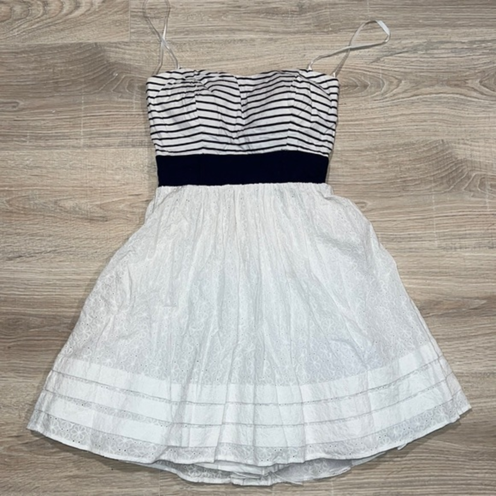 White lacy sundress 100 percent cotton